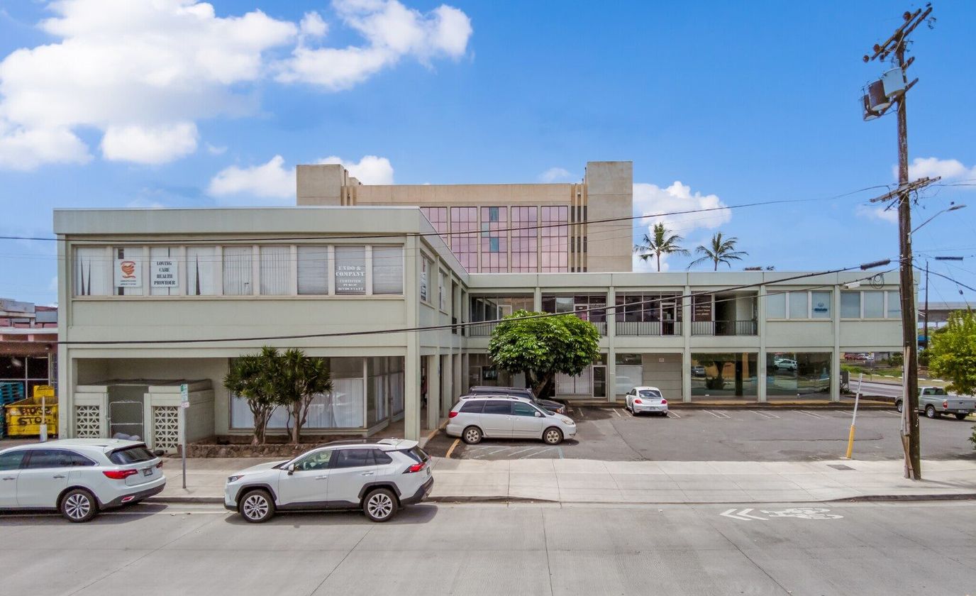Exterior view of a senior living facility building