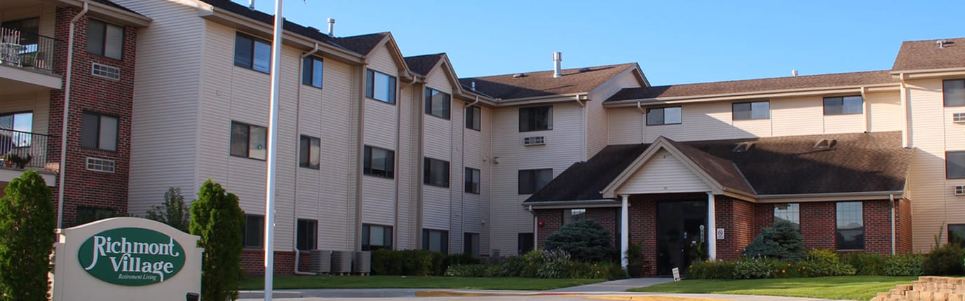 Exterior view of Richmont Village residential building
