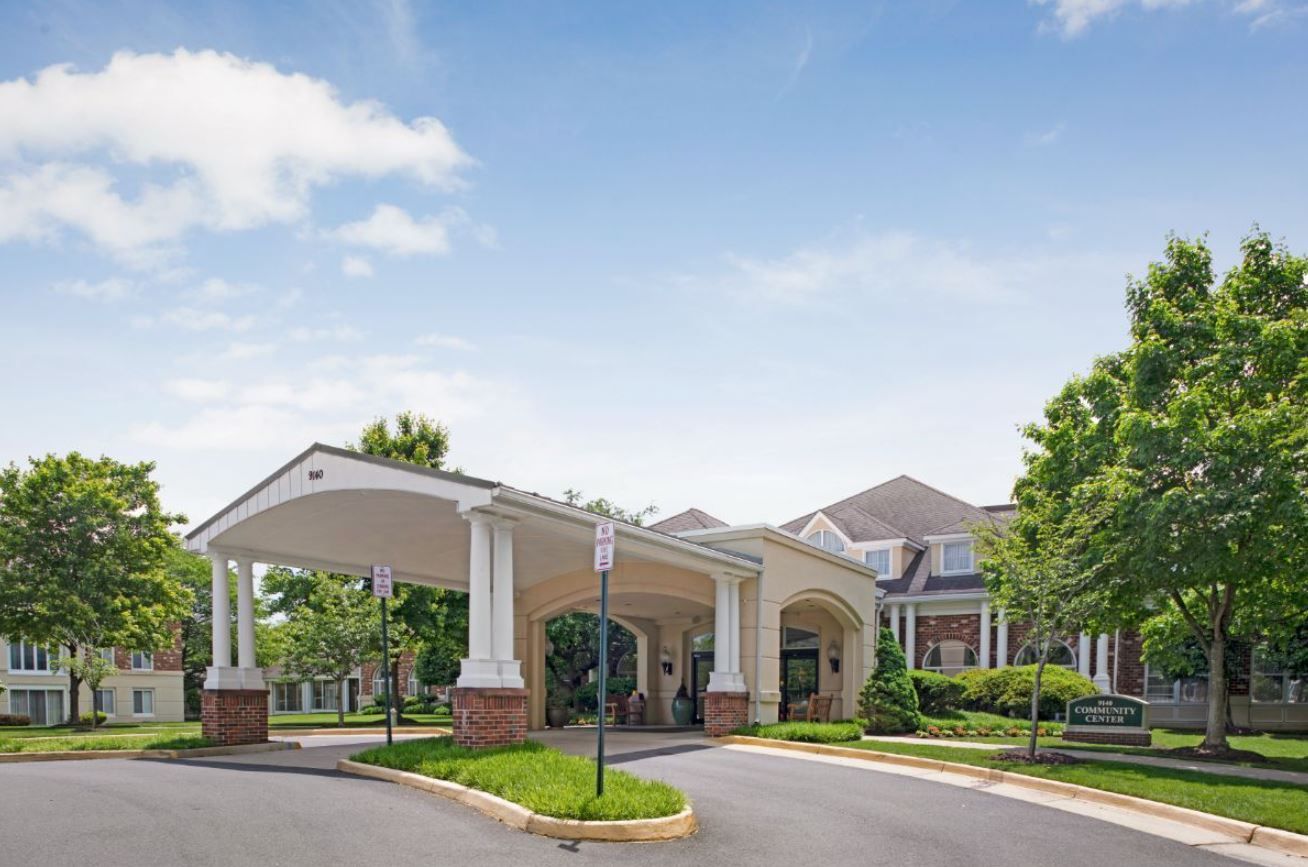 Exterior view of the facility's entrance