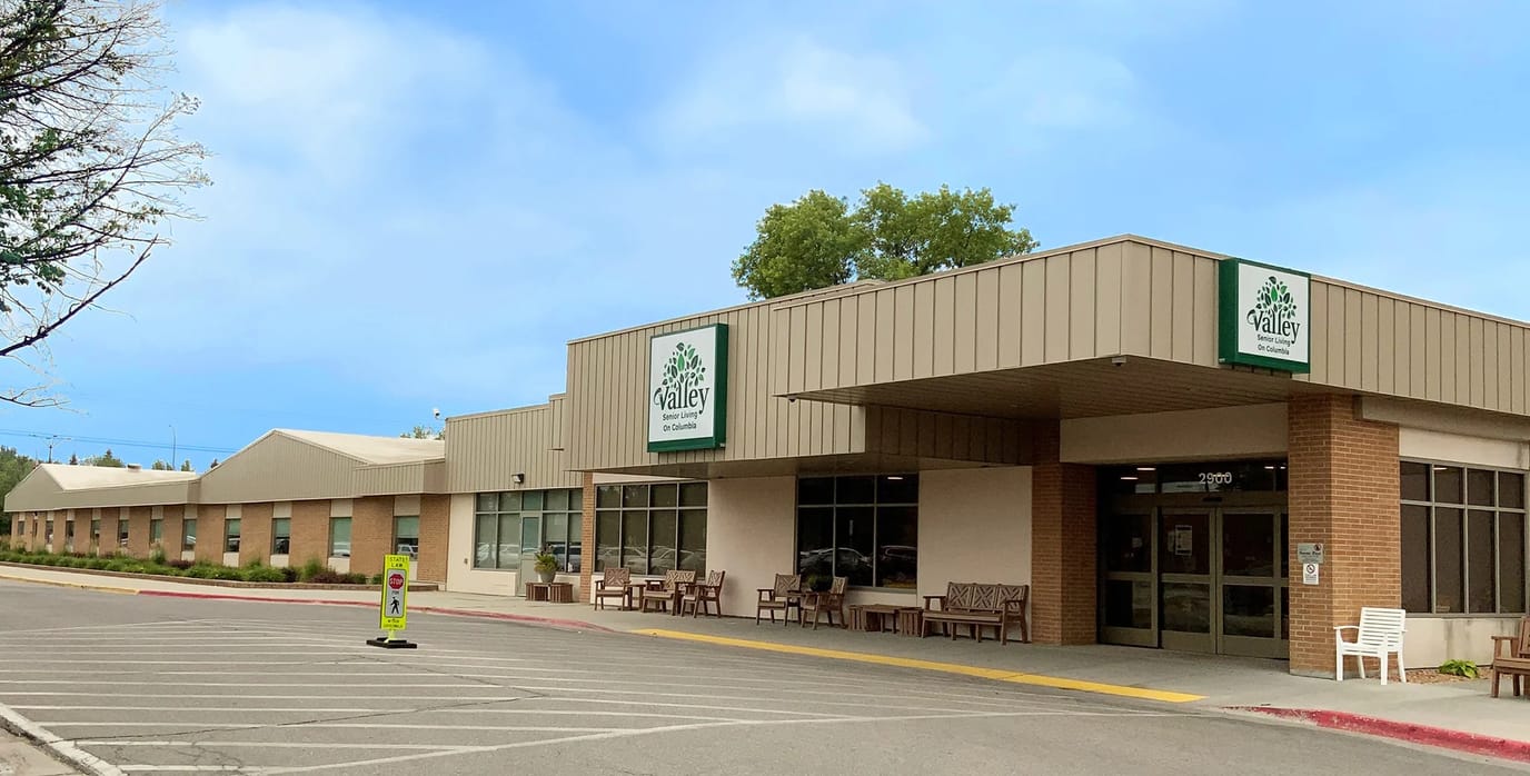 Front exterior view of Valley Senior Living