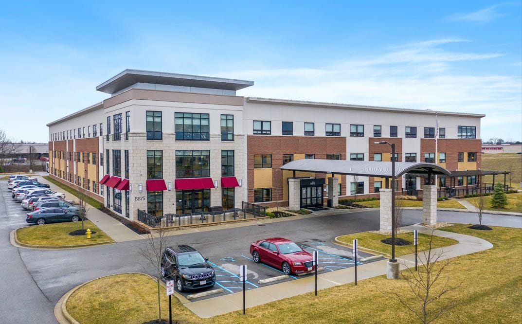 Exterior view of The Avalon of Lewis Center building