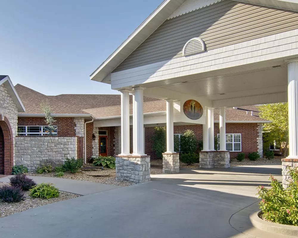 Exterior view of The Neighborhoods at Quail Creek entrance