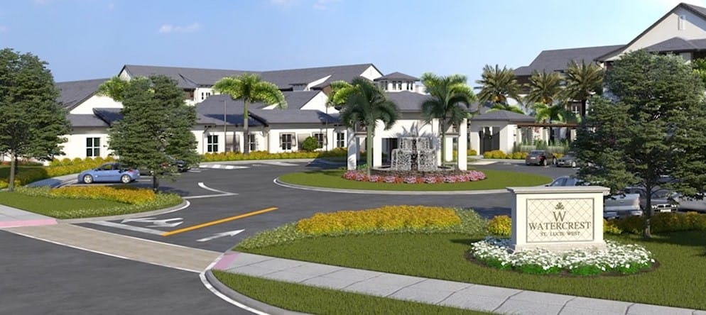Exterior view of Watercrest St. Lucie West facility