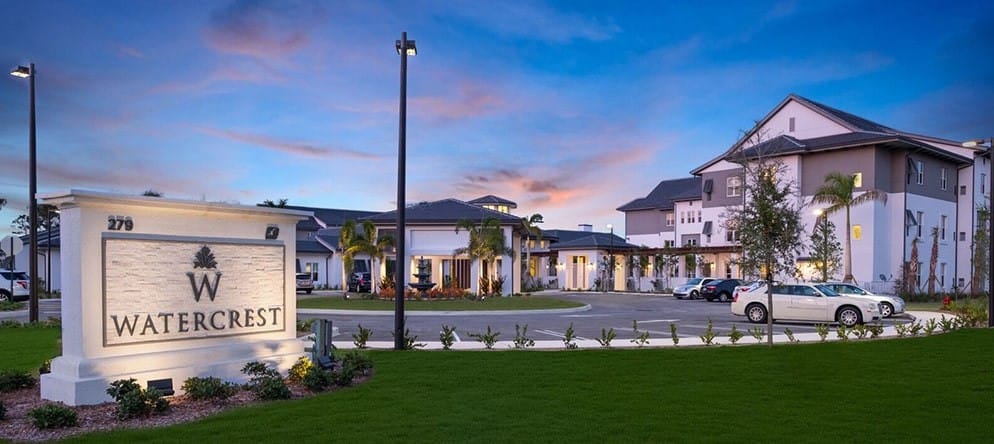 Exterior view of Watercrest St. Lucie West facility