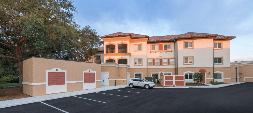 Exterior view of Watercrest Spanish Springs with parking