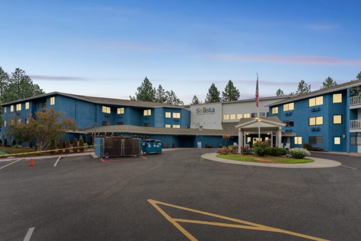 Exterior view of Solista Spokane facility.