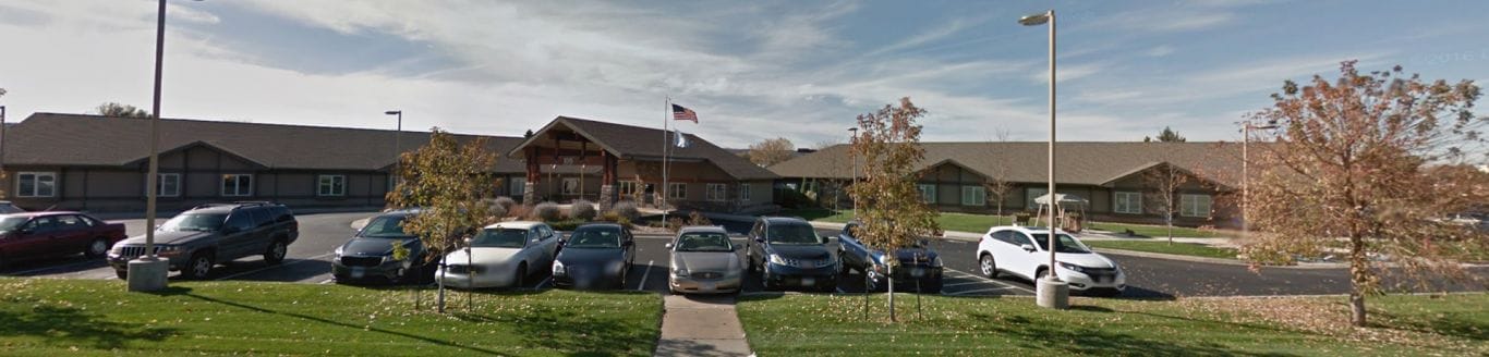 Exterior view of Westhills Village with parking lot
