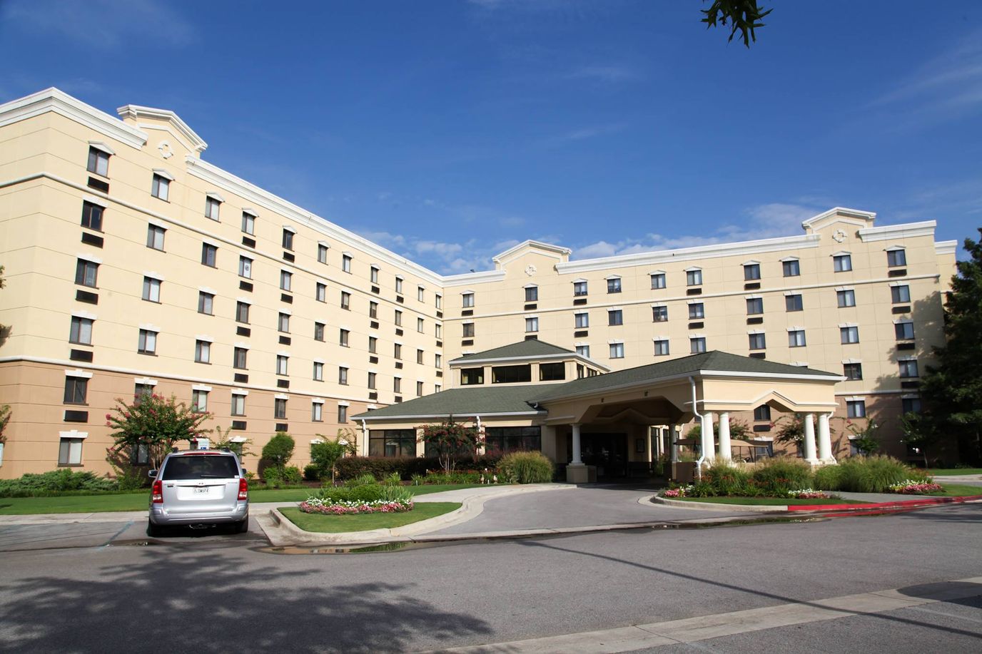 Exterior view of the Regency Retirement Village building