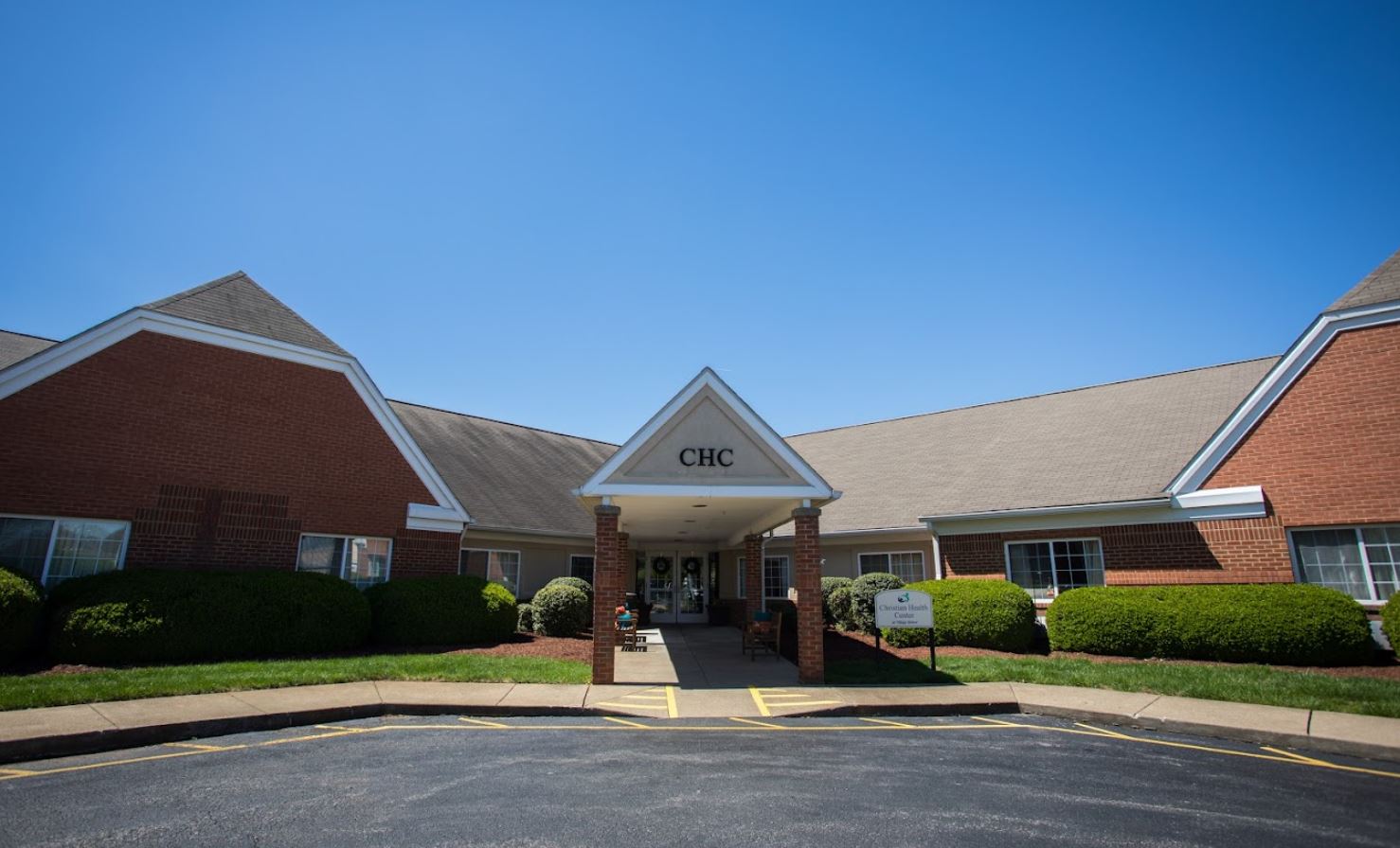 Exterior view of the Christian Health Center entrance
