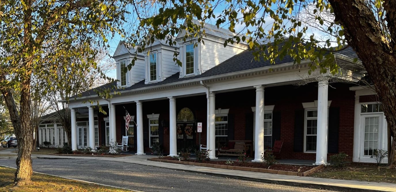 View of the Dauphin Way Senior Living building exterior