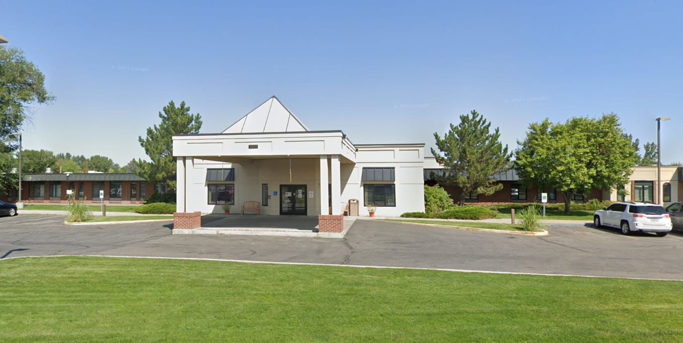 Front entrance of a healthcare community building