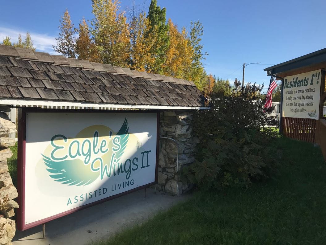Building sign for Eagle's Wings II Assisted Living