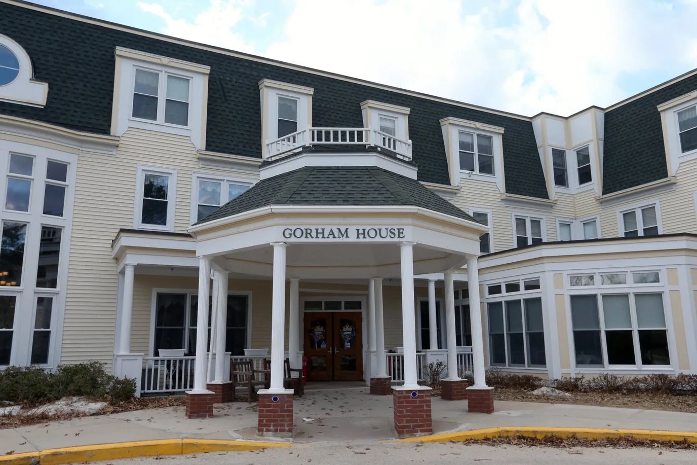 Exterior view of the Gorham House entrance