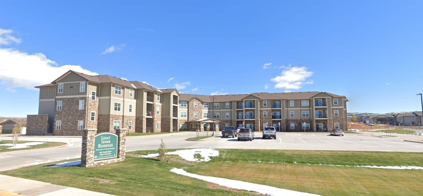 Building exterior of Legacy Laramie Senior Residences
