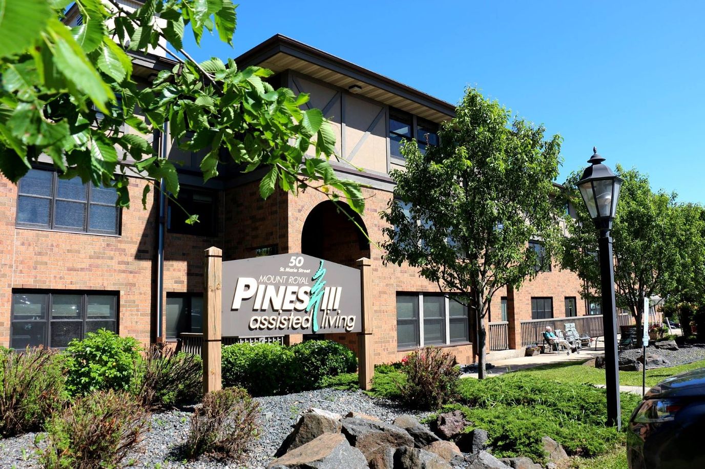 Exterior view of Mount Royal Pines III assisted living facility