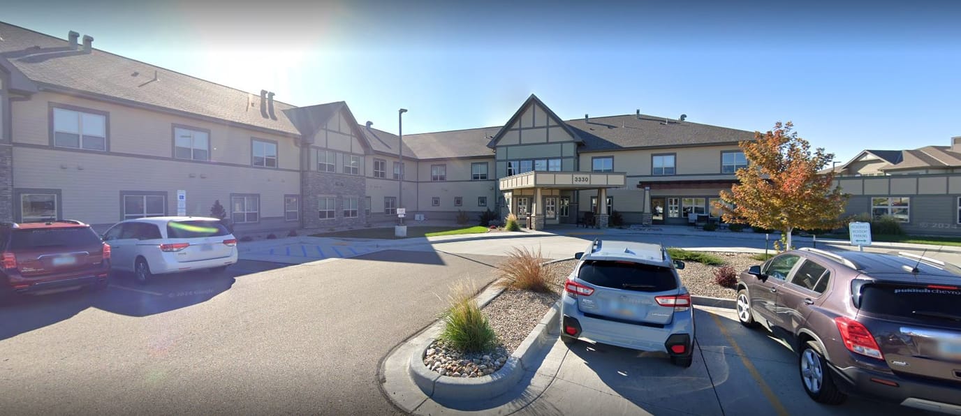 Exterior view of Prairie Pointe assisted living facility