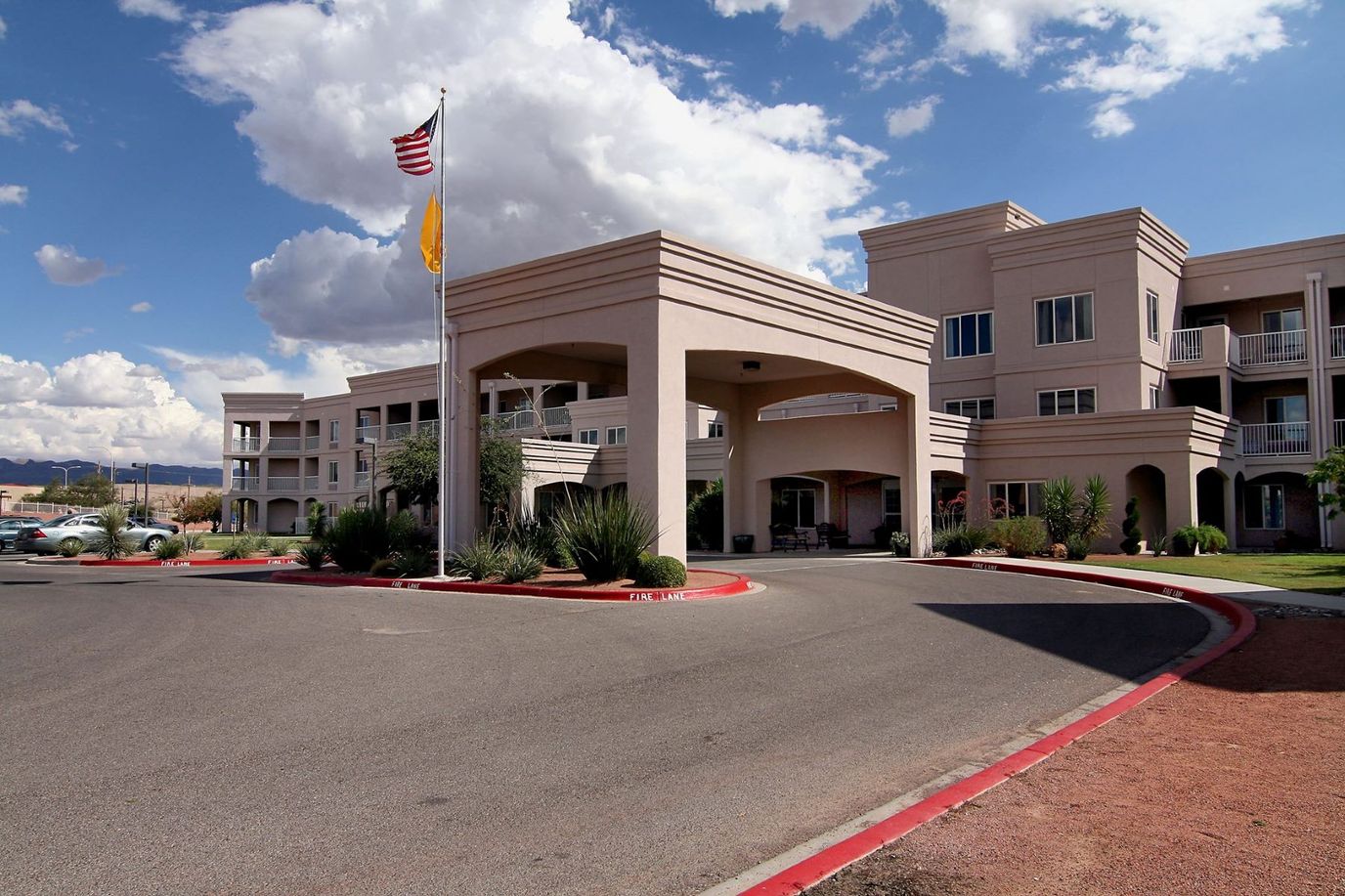 Exterior view of Solstice Senior Living building
