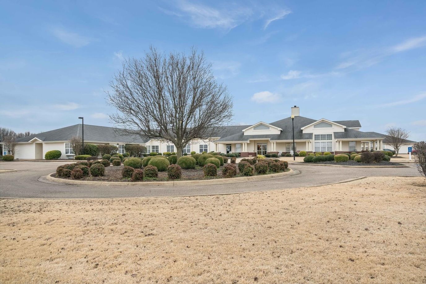 Exterior view of StoneBridge of Blytheville facility