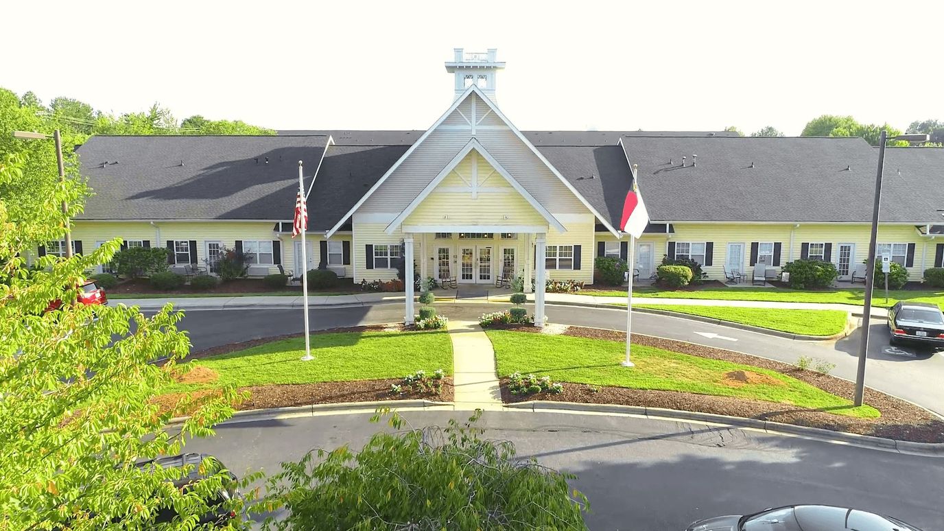 Aerial view of the Terrabella Lake Norman entrance