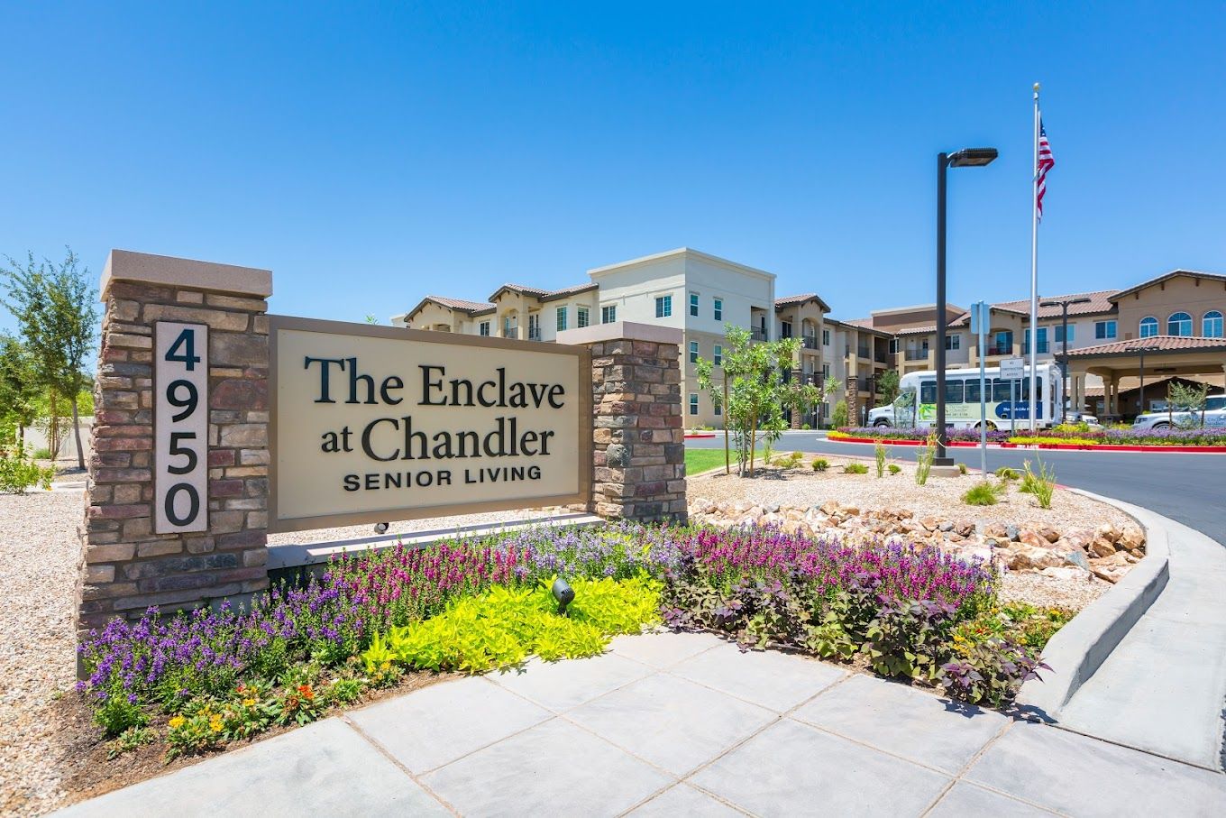 Signage of The Enclave at Chandler Senior Living