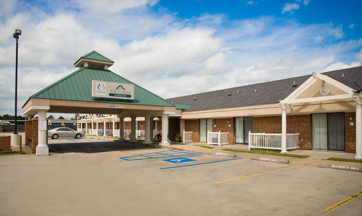 Front entrance of The Gables at Spring Lake Assisted Living