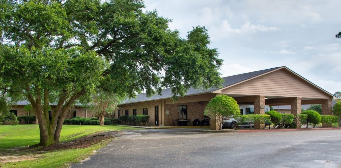 Exterior view of Woodland Village Nursing Center