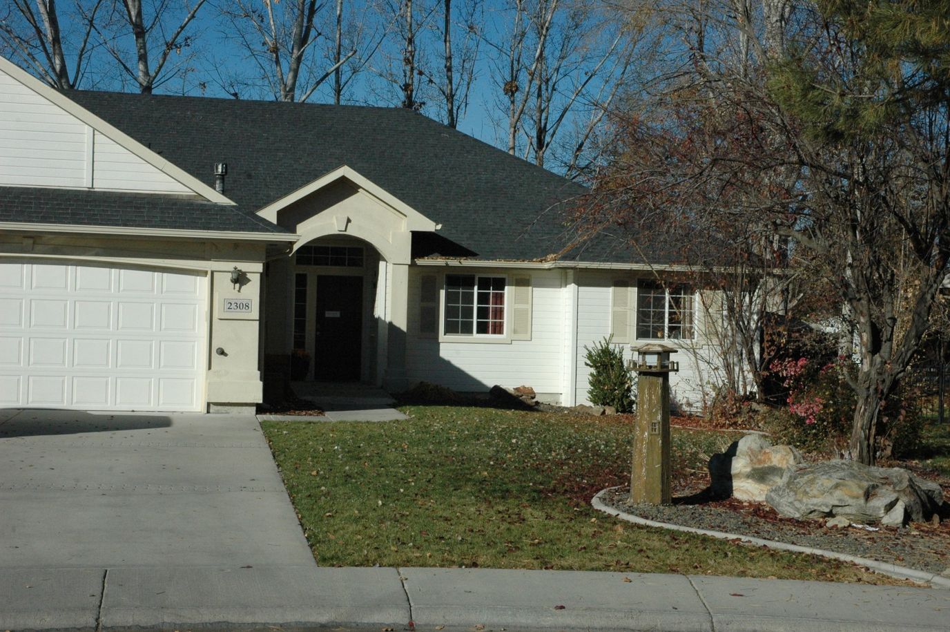 Exterior view of a single-story assisted living facility