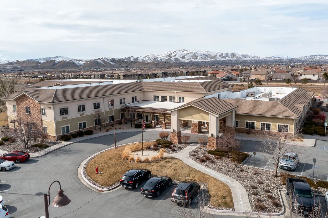 Aerial view of Wingfield Skilled Nursing and Rehabilitation Center