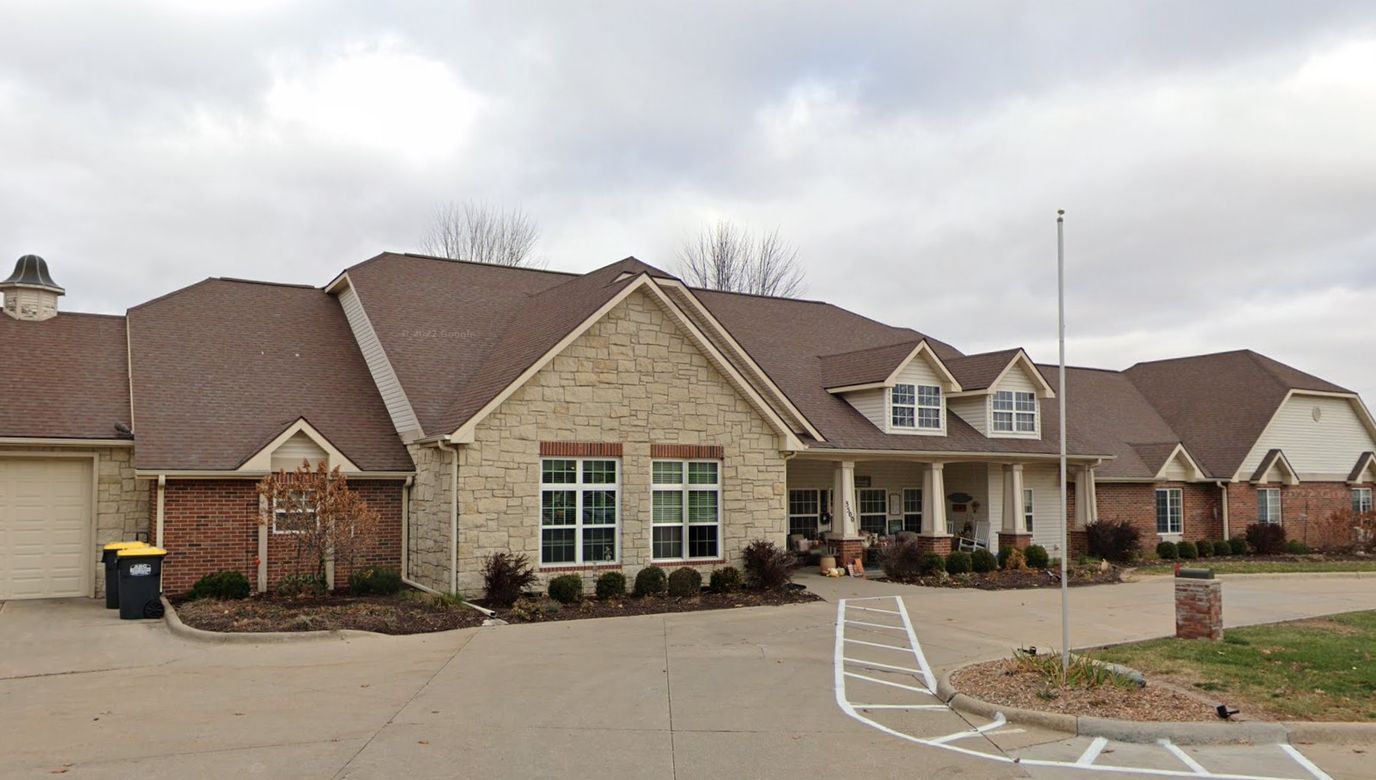 Exterior view of a senior living facility