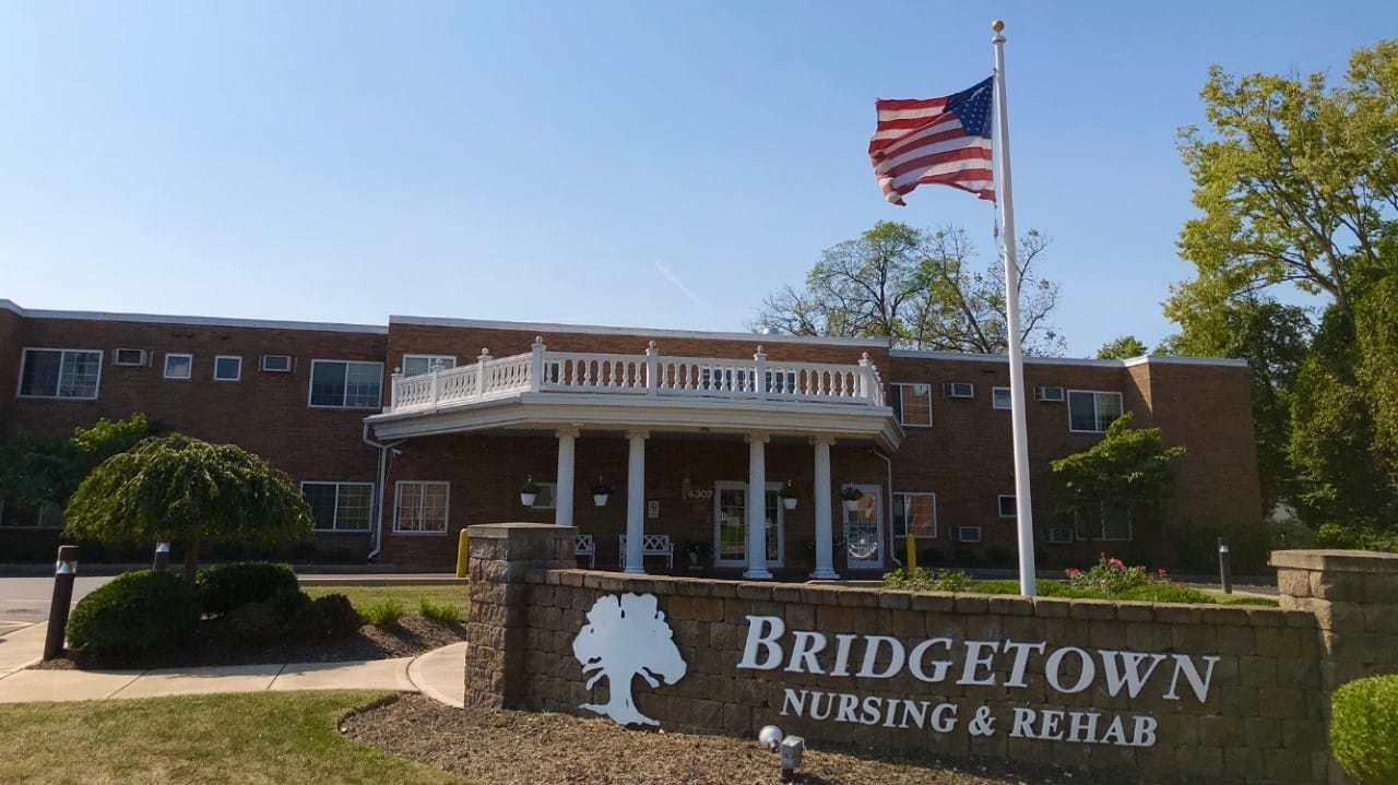 Exterior view of Bridgetown Nursing and Rehabilitation building