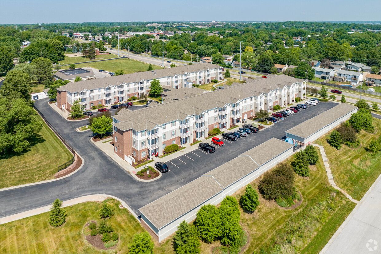 Aerial view of Connect55+ La Vista residential facility