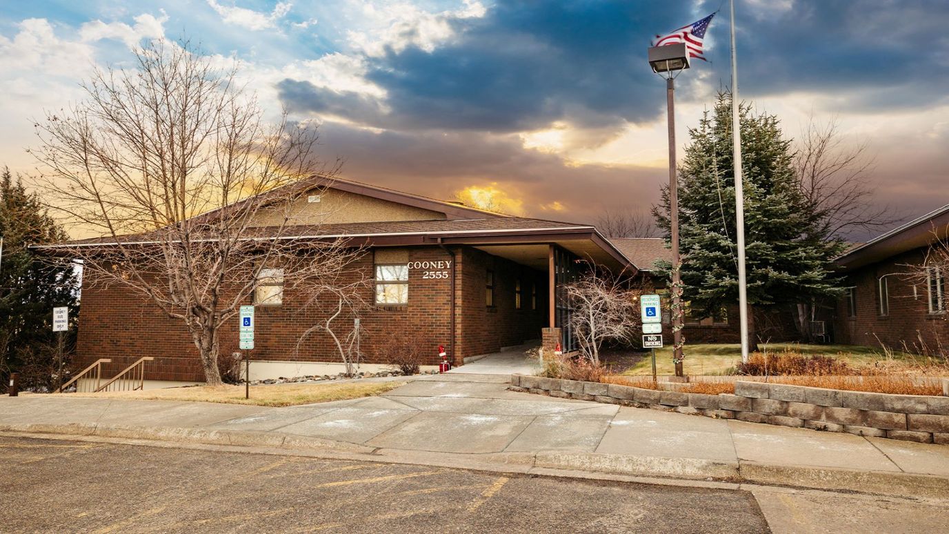 Exterior view of Cooney Healthcare and Rehabilitation building