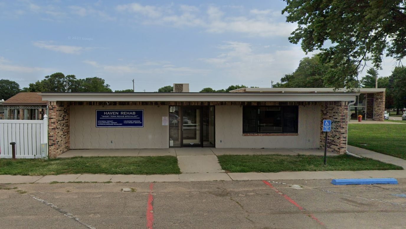 Exterior view of Haven Home facility with signage