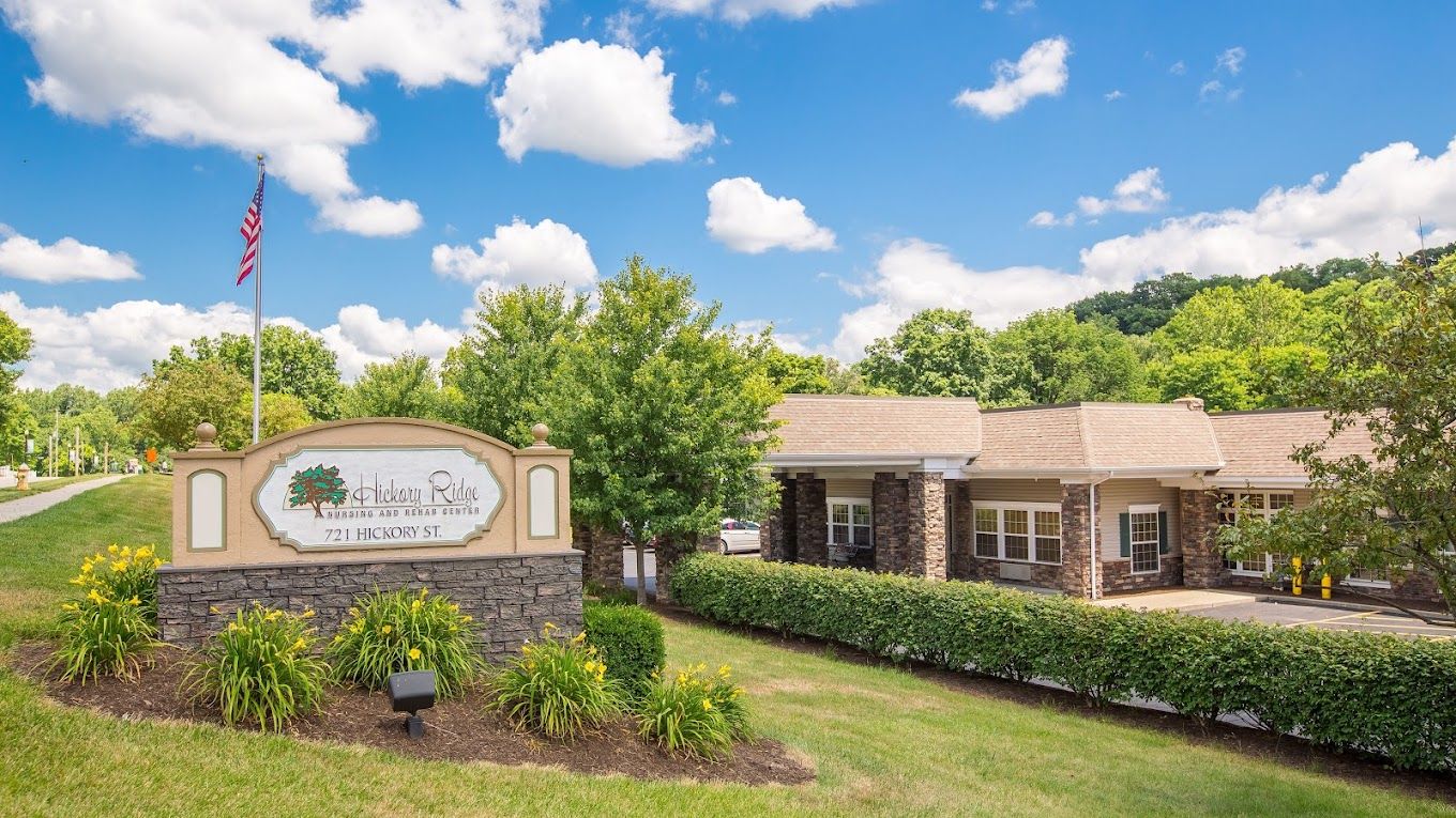 Exterior view of Hickory Ridge Nursing & Rehab Center