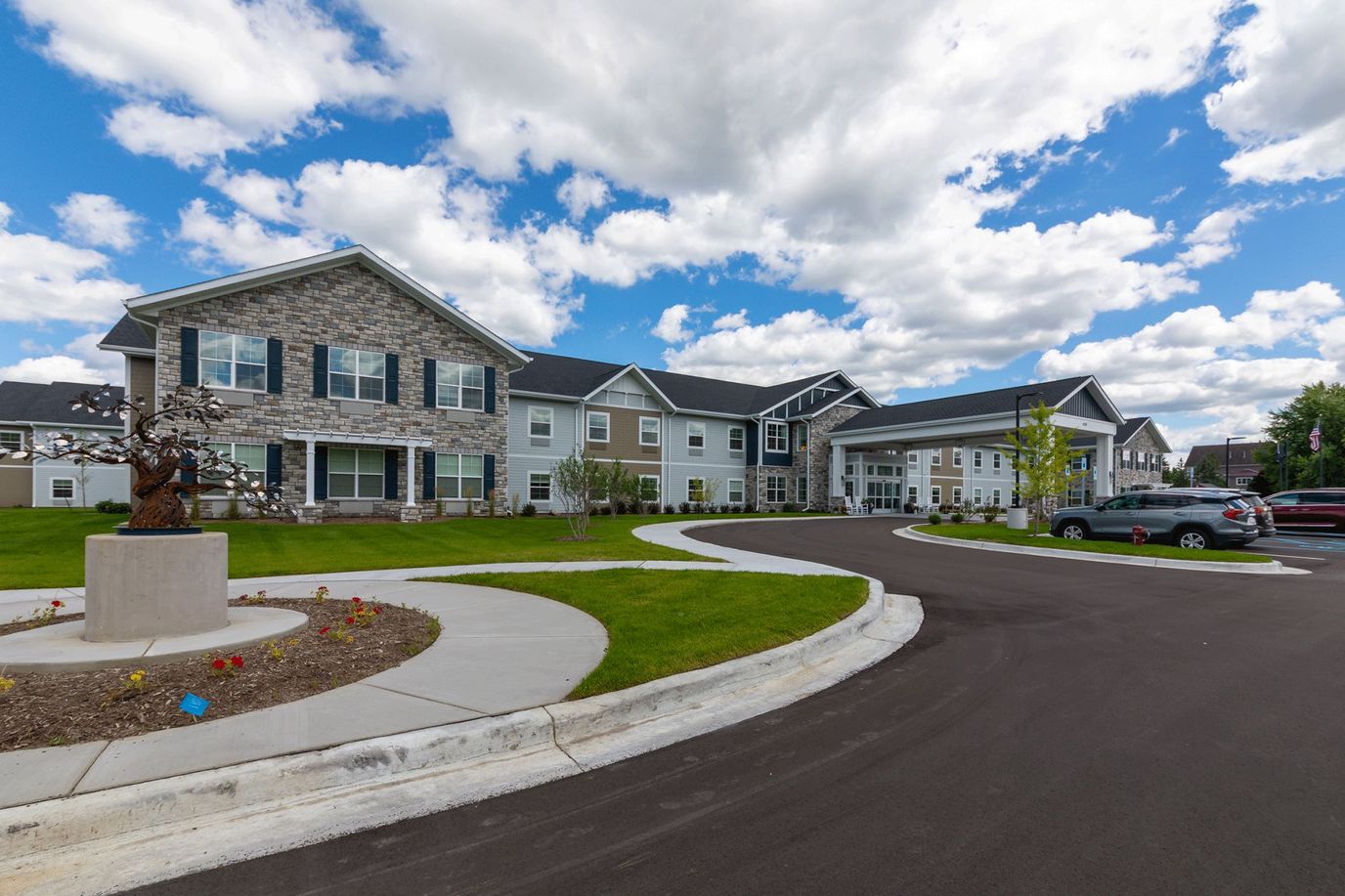 Exterior view of Provision Living at East Lansing