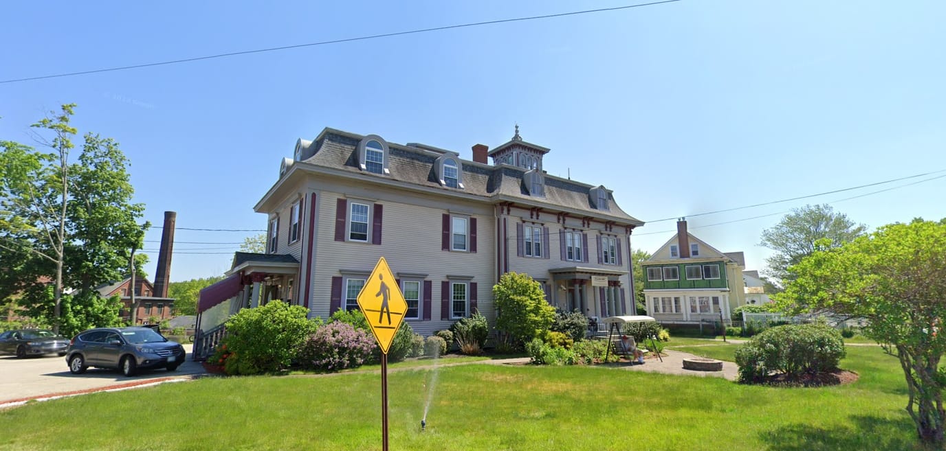 Exterior view of Rosewood Manor, a residential facility