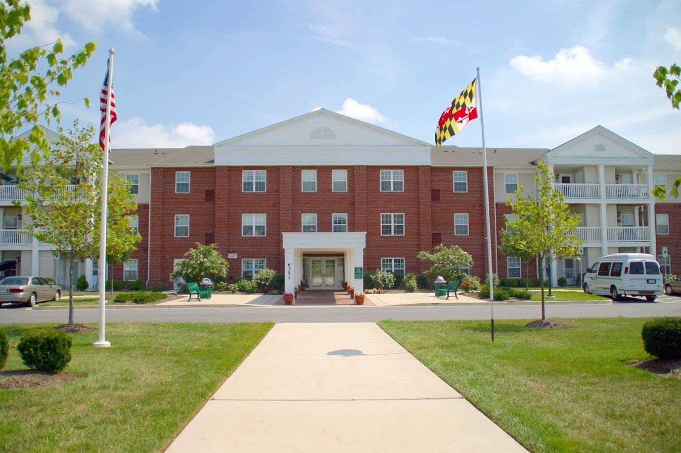 Front exterior view of Spring Ridge Senior Apartments
