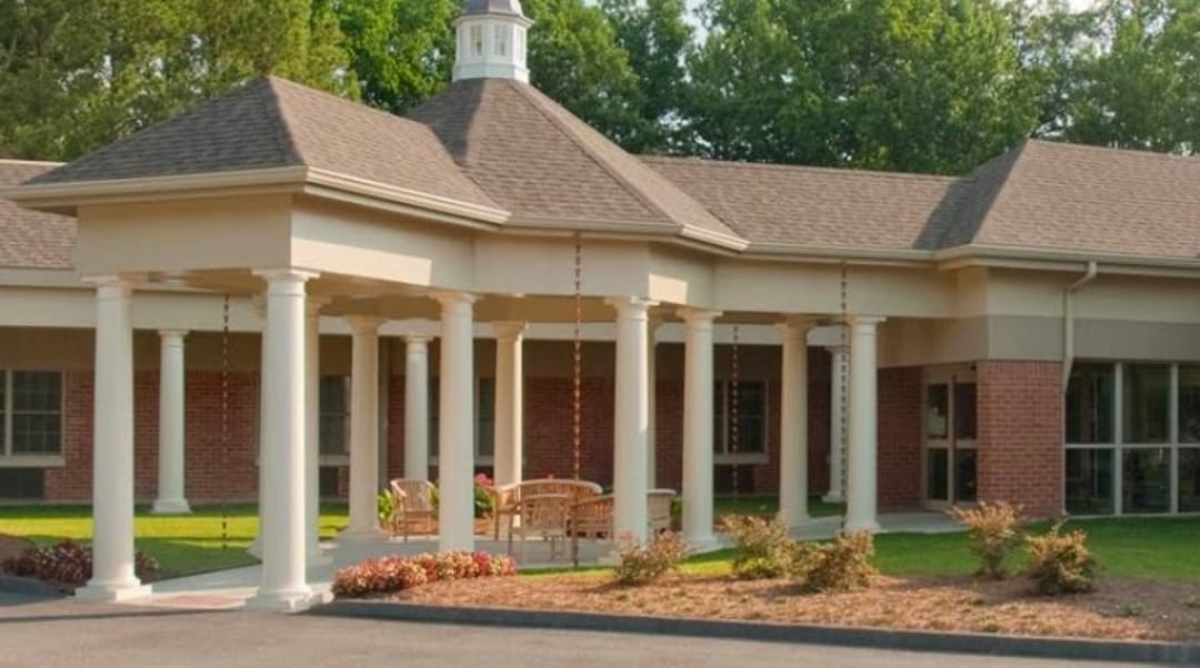Entrance of Stevens Park Health & Rehabilitation facility