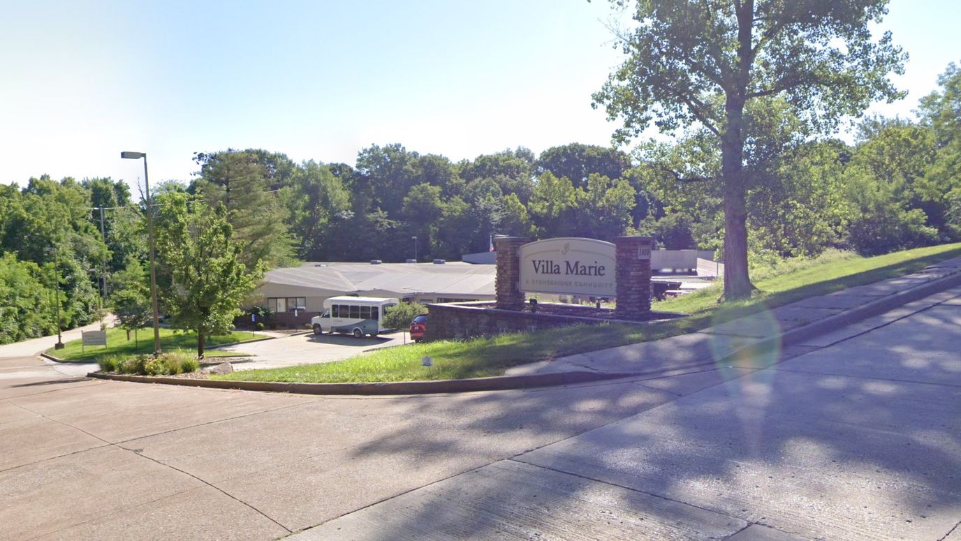 Exterior view of Villa Marie facility entrance