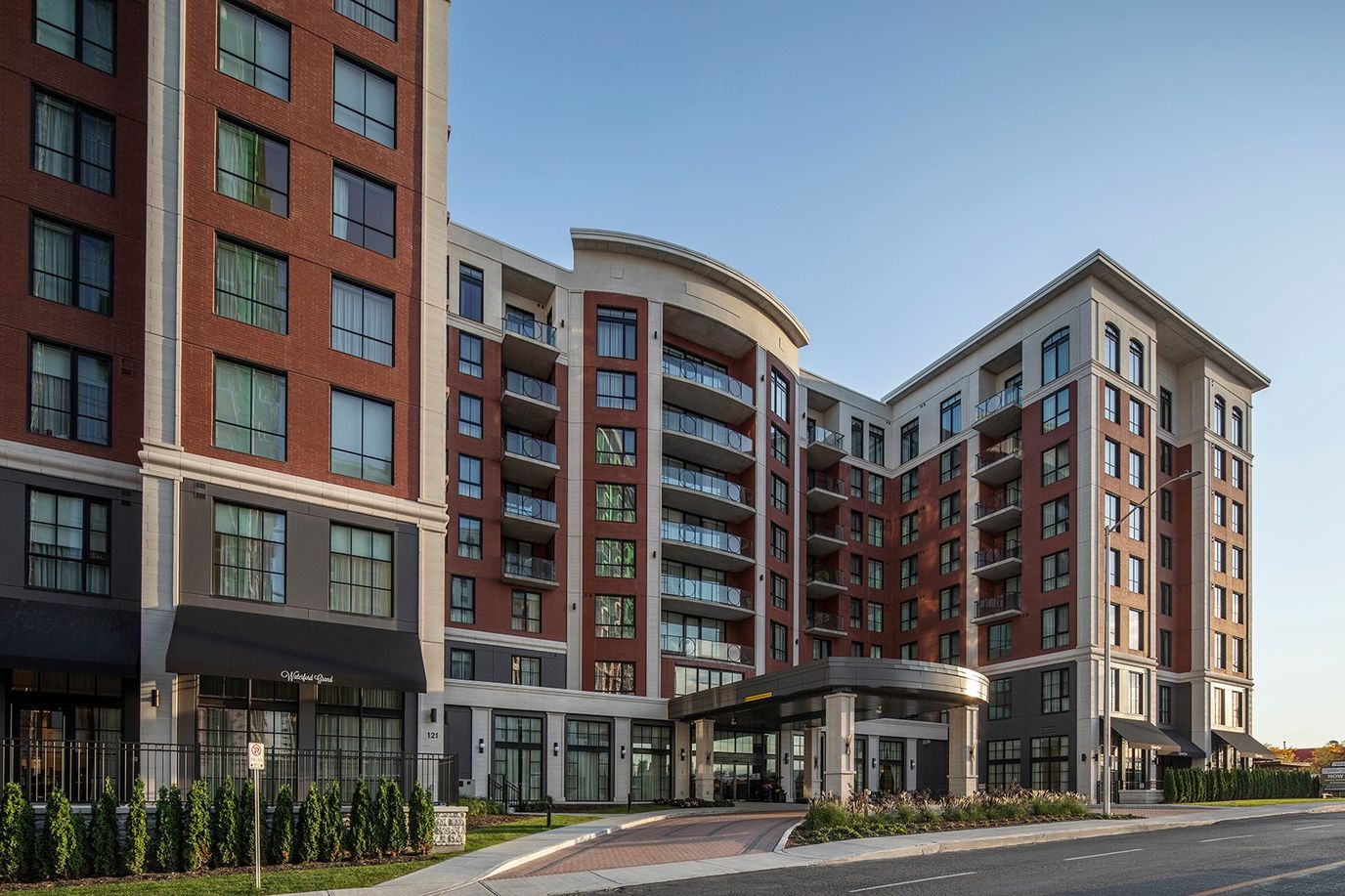 Exterior view of The Bristol assisted living facility