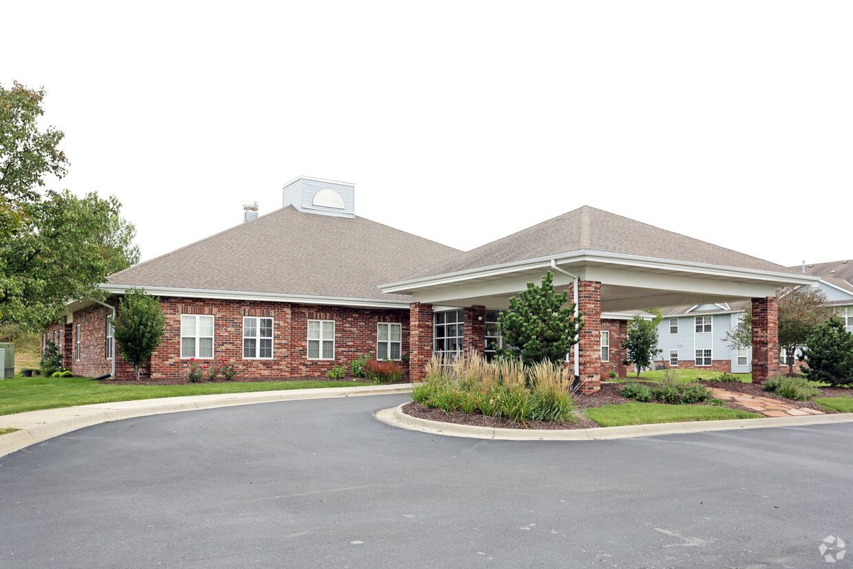 Exterior view of Tregaron Senior Apartments building