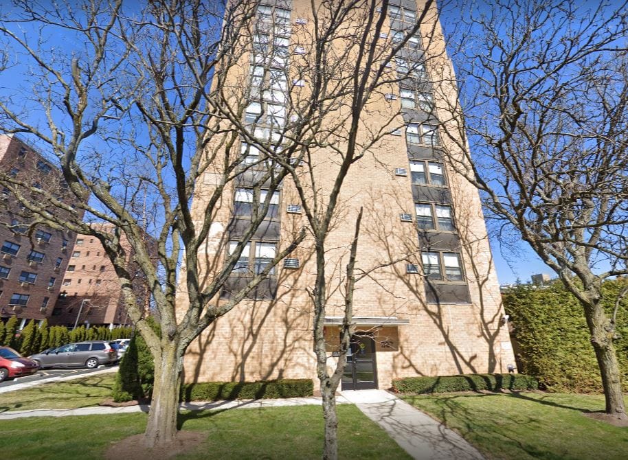Exterior view of the Harrison Arms facility building
