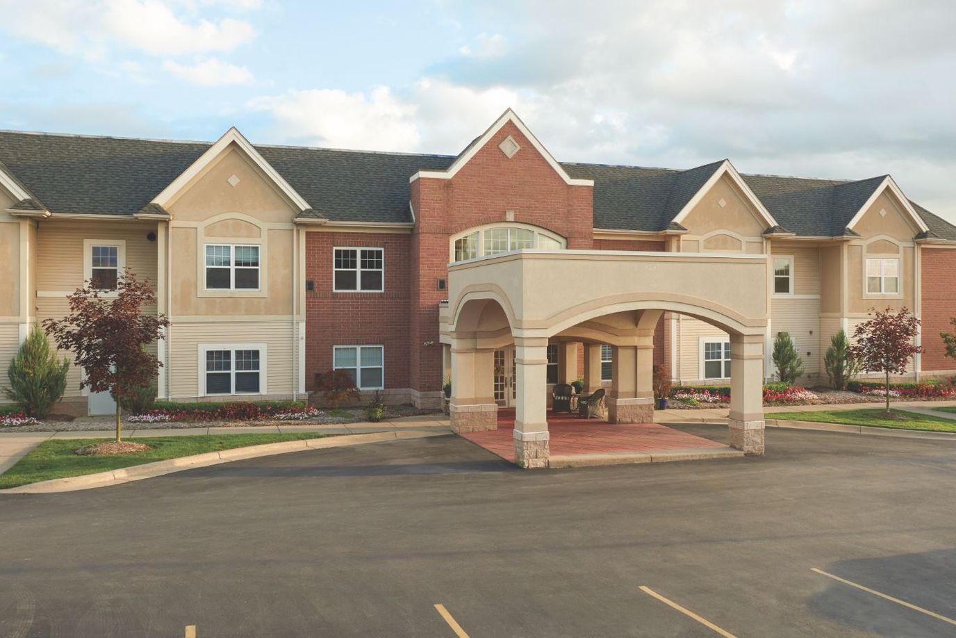 Exterior view of the University Senior Living facility