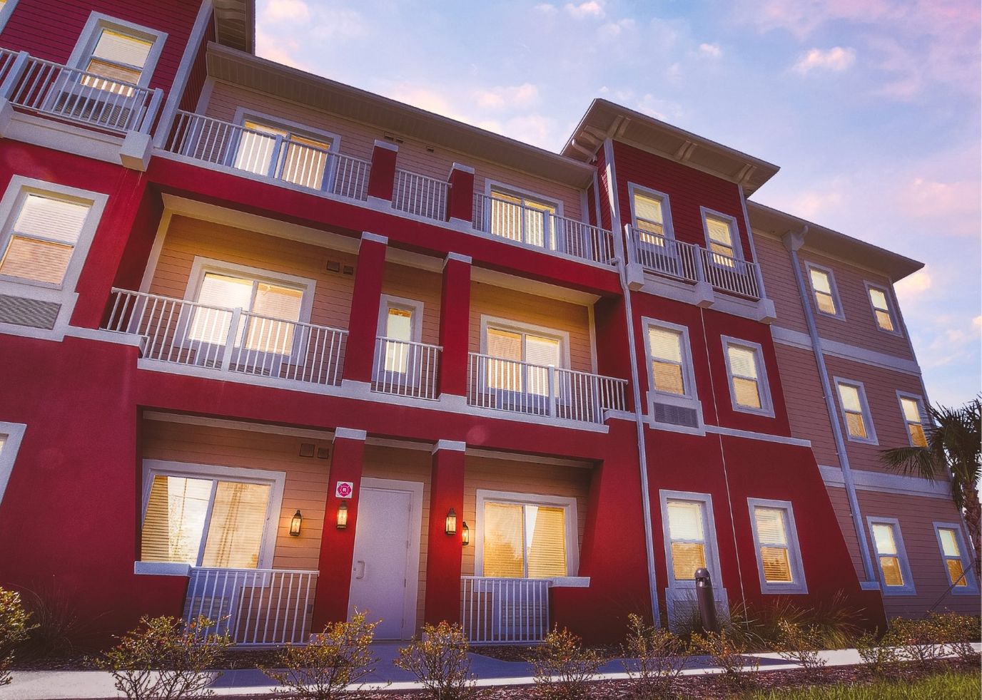 Exterior view of the Promise Pointe Senior Living building