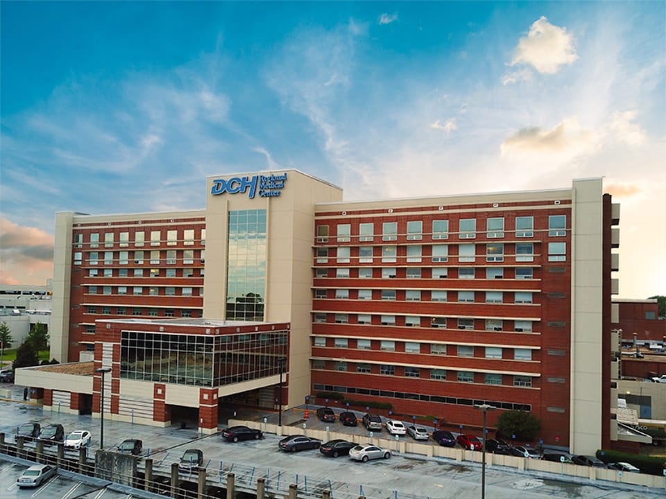 Exterior view of the DCH Home Health Care Agency building