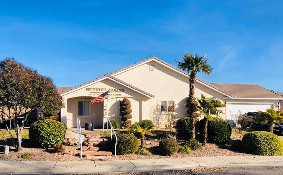Exterior view of Beehive Homes assisted living facility