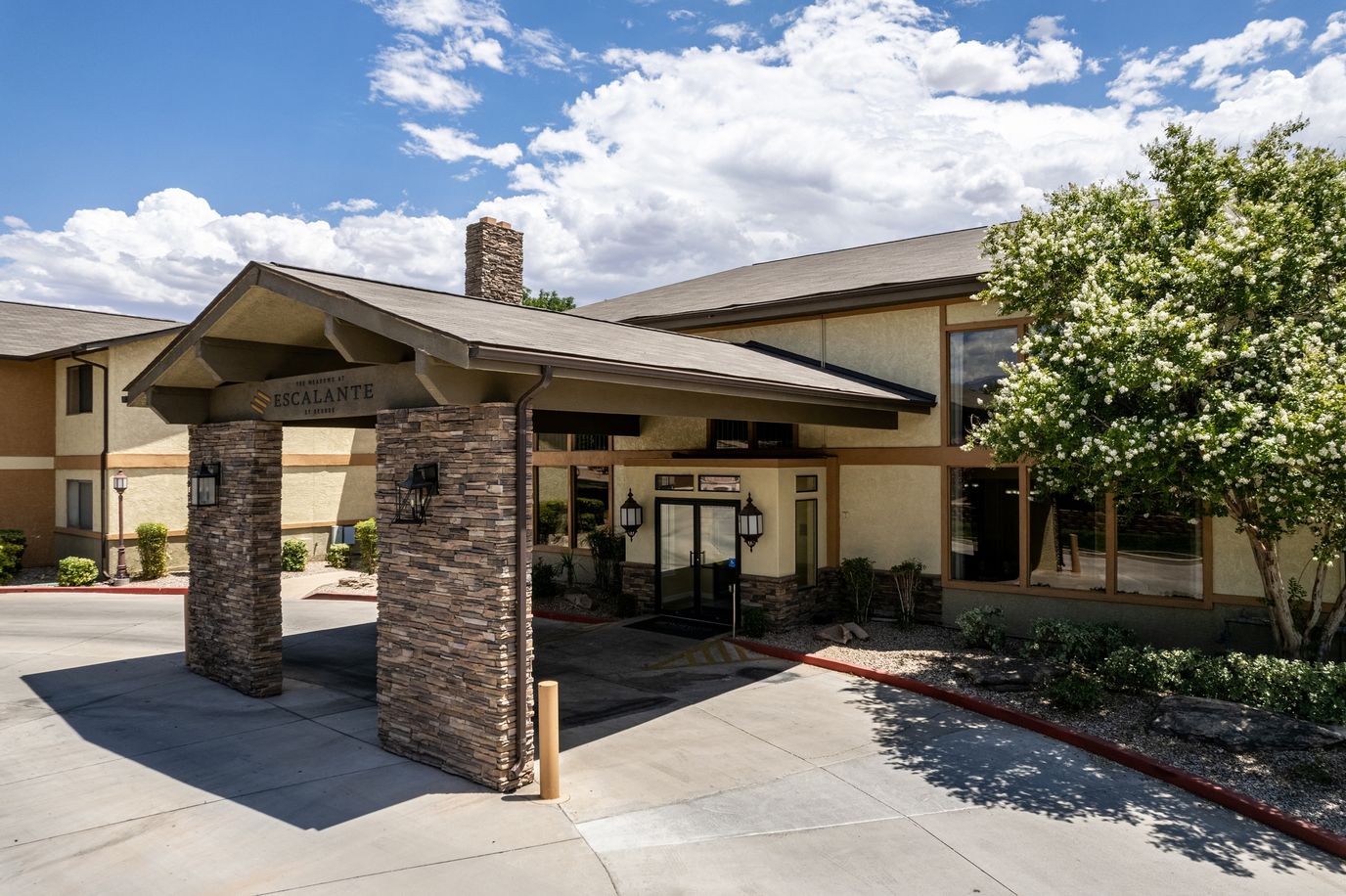 Exterior view of The Meadows at Escalante entrance