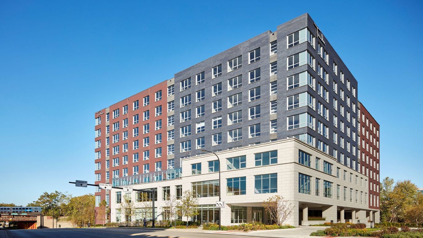 Exterior view of Trulee Evanston facility