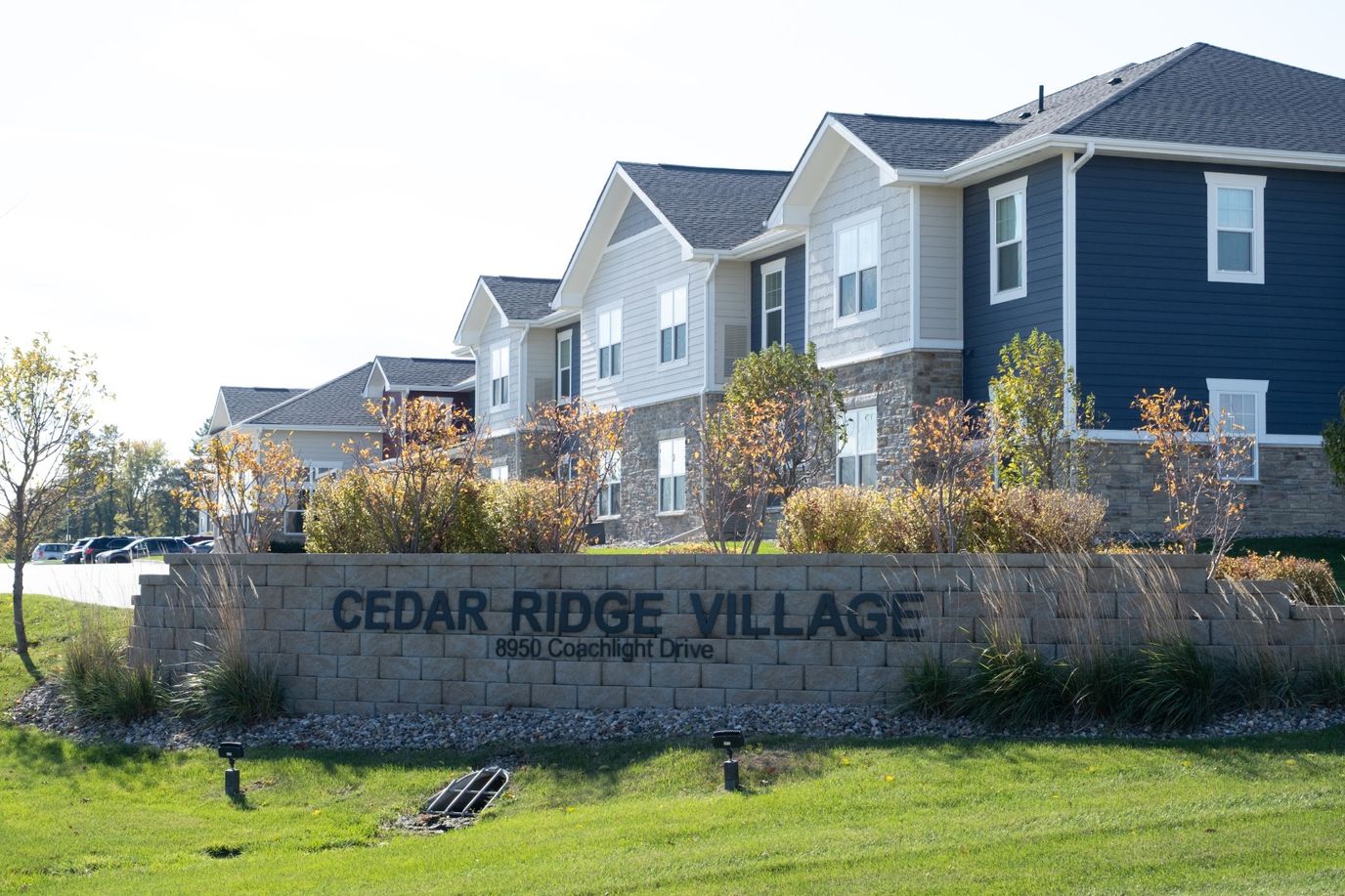 Exterior view of Cedar Ridge Village building