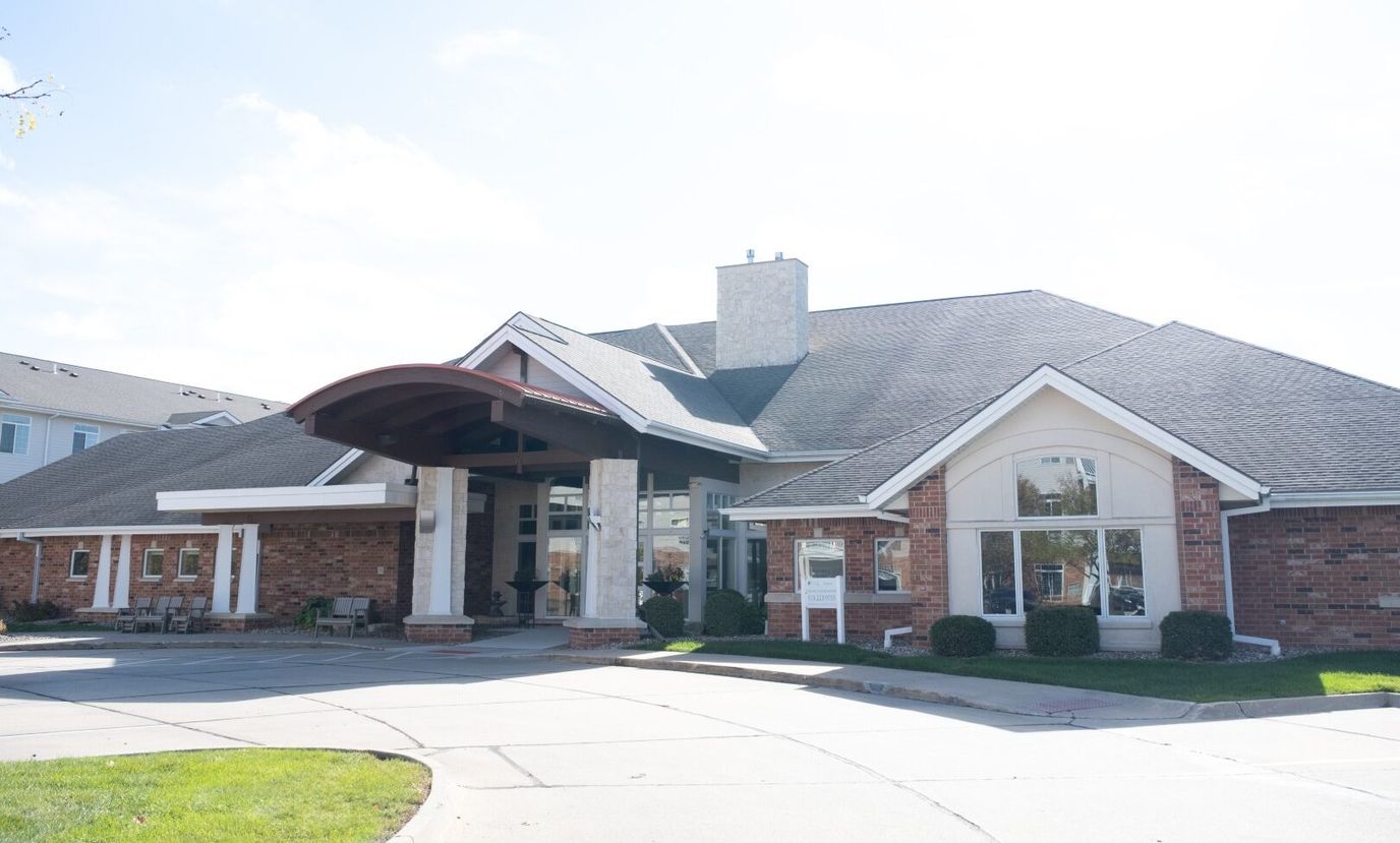 Exterior view of Woodlands Creek Senior Living facility